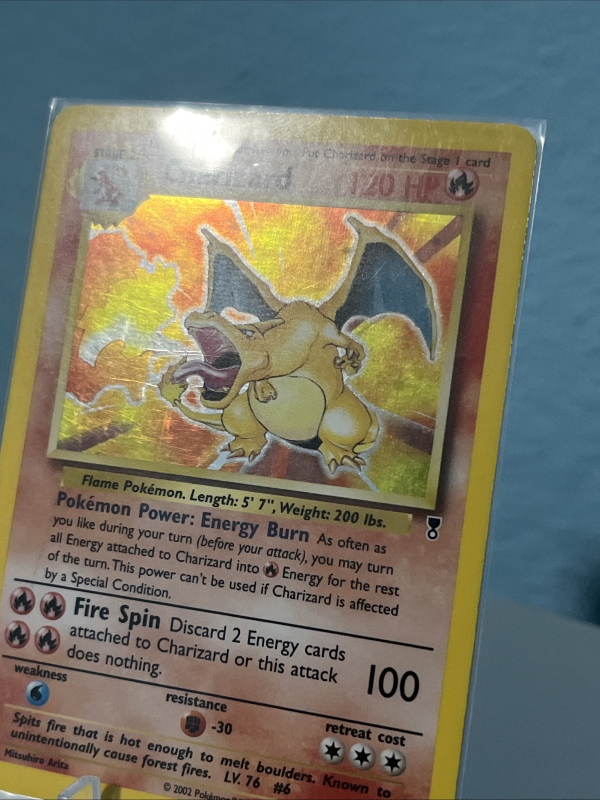Pokemon Charizard Holo Legendary Collection MP 3/110