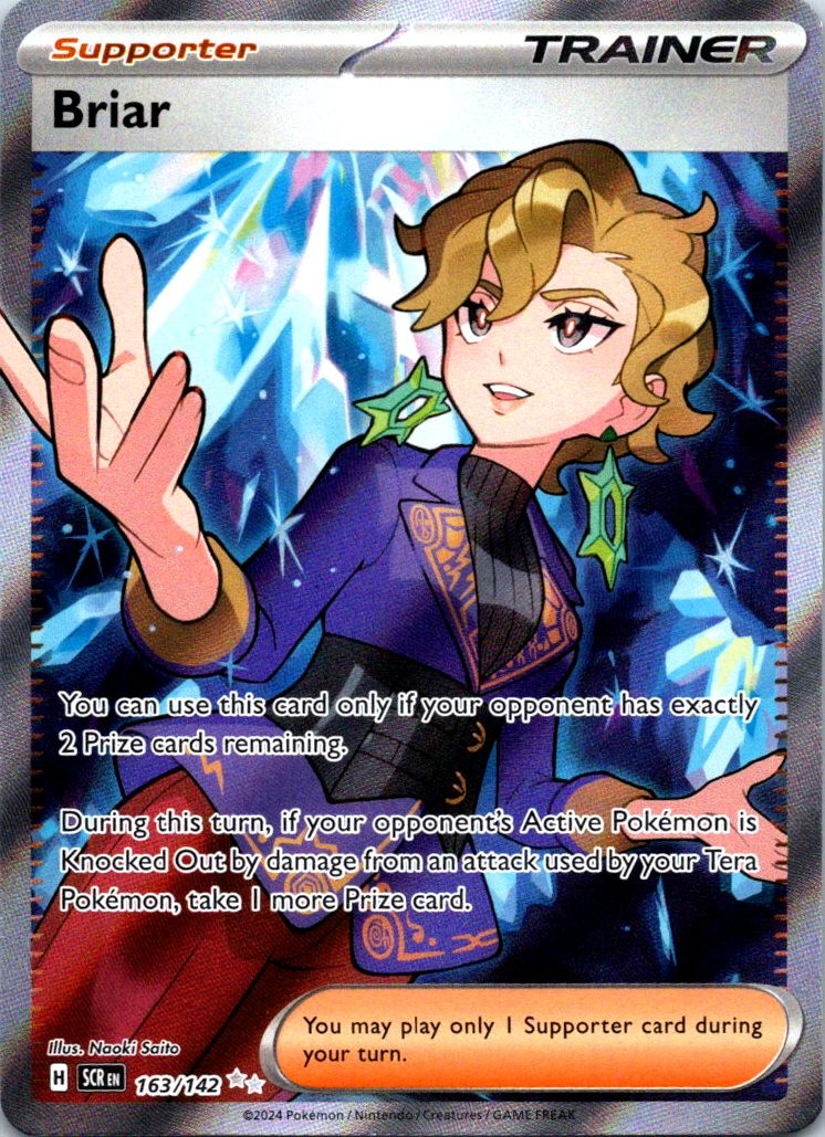 Briar – Ultra Rare SV07: Stellar Crown 163/142 NM Pokemon