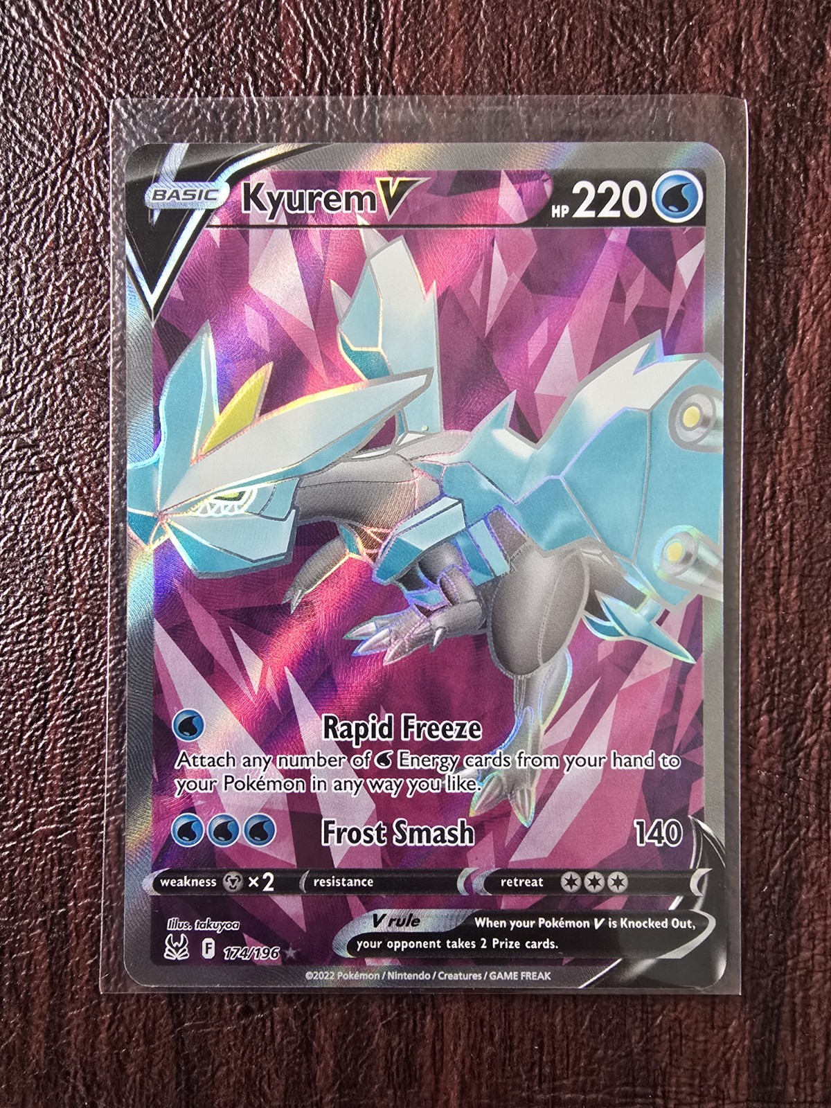 Kyurem V (Full Art) 174/196 Swsh11: Lost Origin Holo