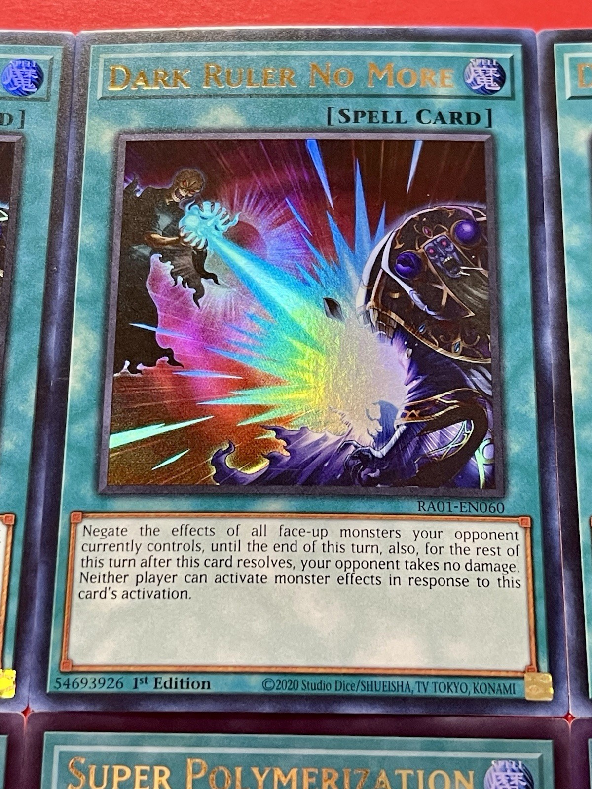 3x Super Polymerization + 3x Dark Ruler No More | Ultra Rare | NM | YuGiOh!