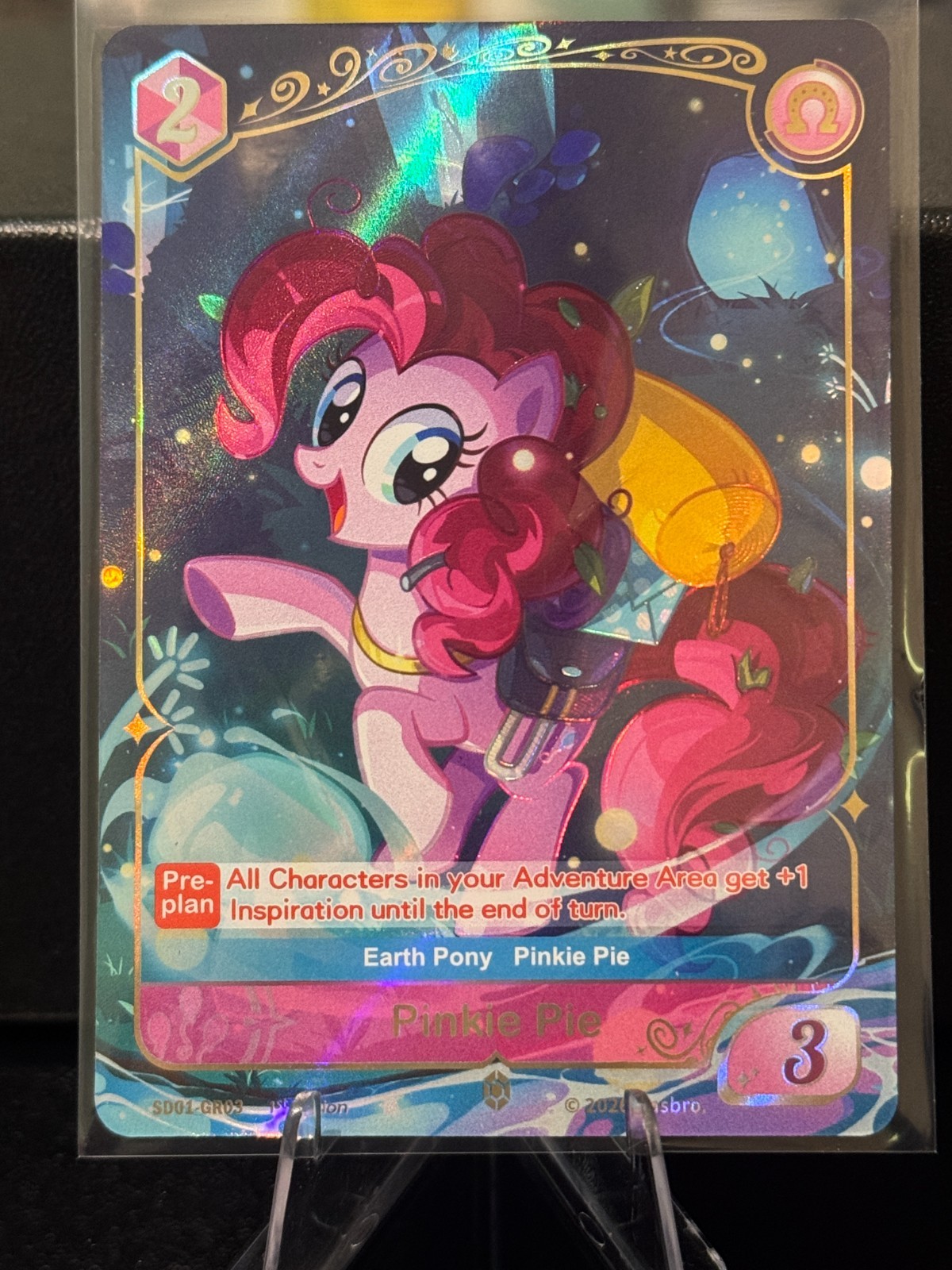 PINKIE PIE Kayou My Little Pony TCG 1ST EDITION (Theme Deck Exclusive) SD01-GR03