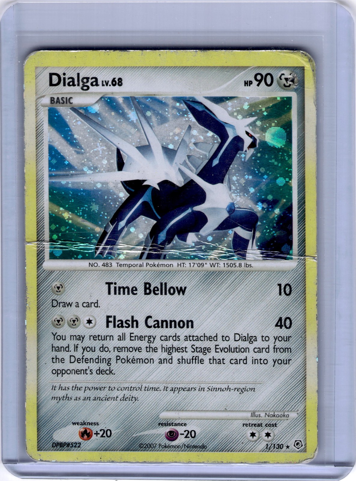 2007 Pokémon Diamond and Pearl Dialga #1/130