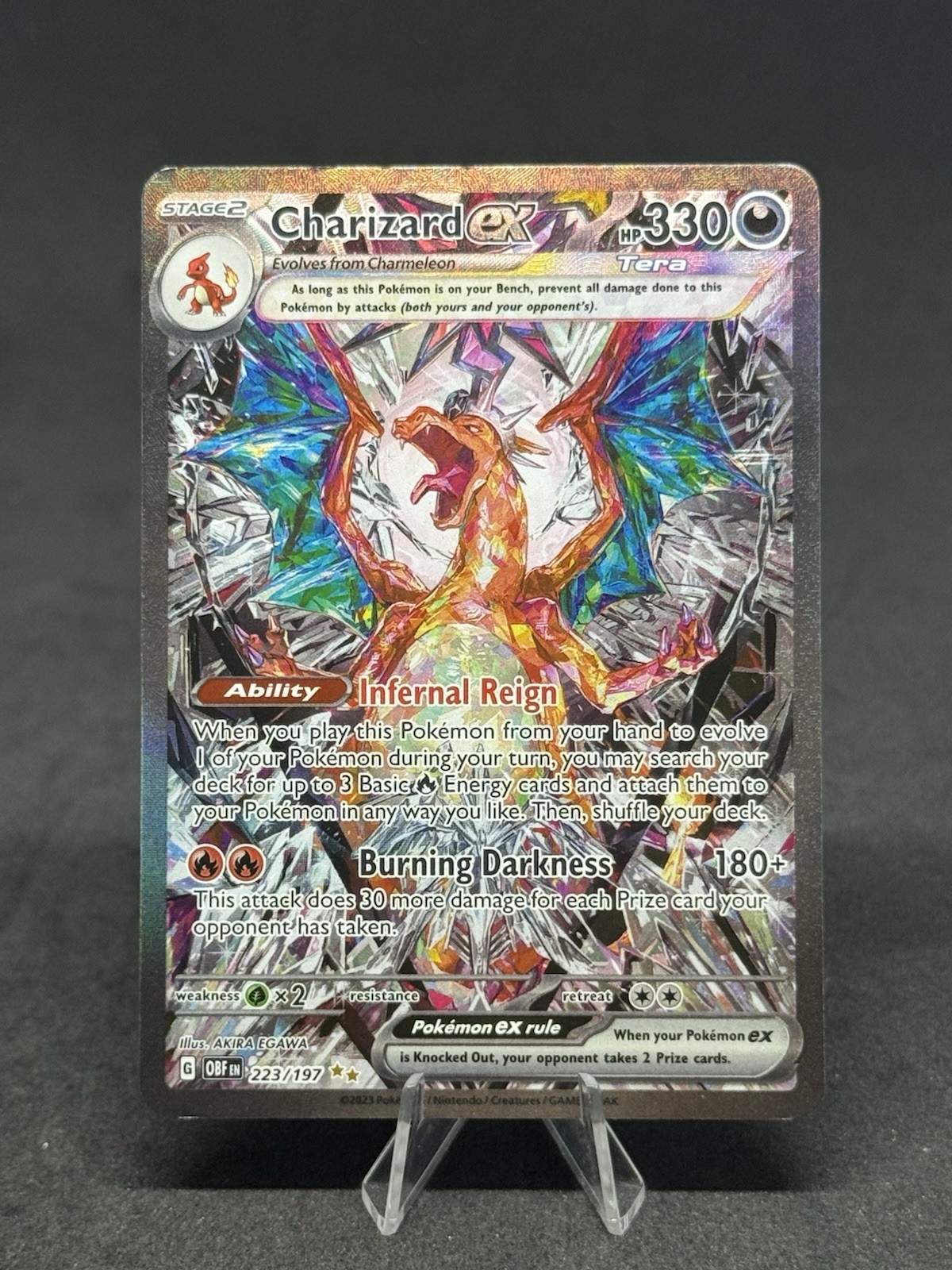 Charizard ex 223/197 SV03: Obsidian Flames Holo