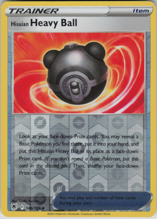 Hisuian Heavy Ball – 146/189 – Reverse Holo – Astral Radiance – NM/M