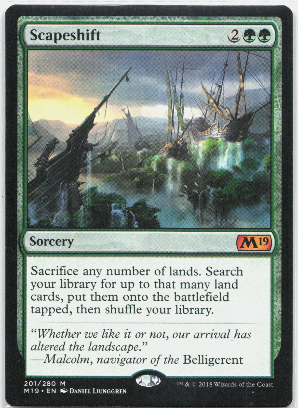 Scapeshift M Core Set 2019 M19 201 2018 NM