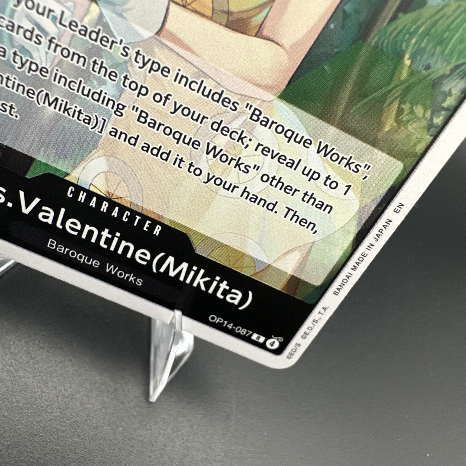 Miss.Valentine Mikita Dash Pack Promo OP14-087 One Piece TCG English NM Foil