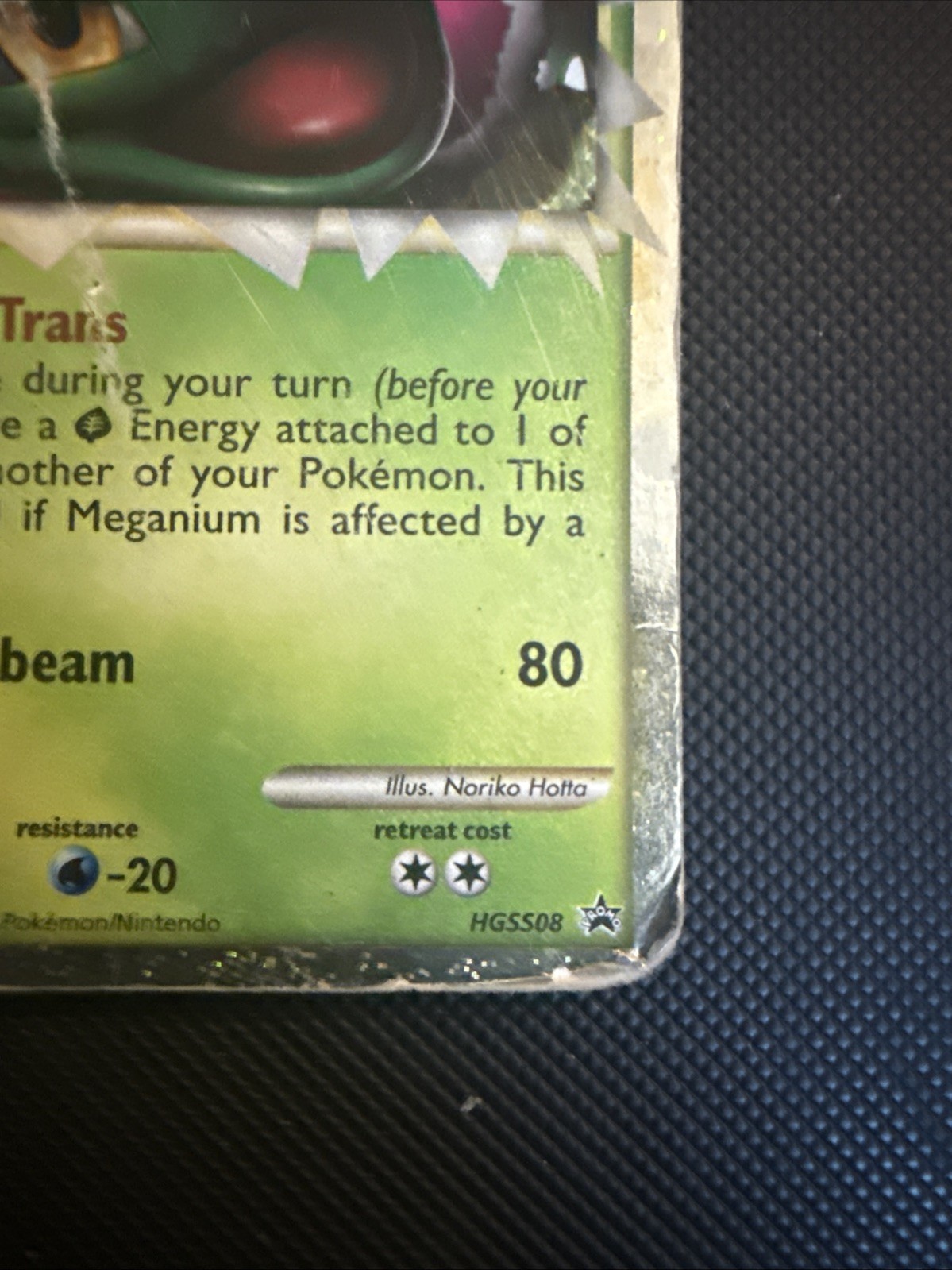 Meganium Prime HGSS08 Hgss Promo Holo English 2010 Stage 2 HP 150 Solarbeam