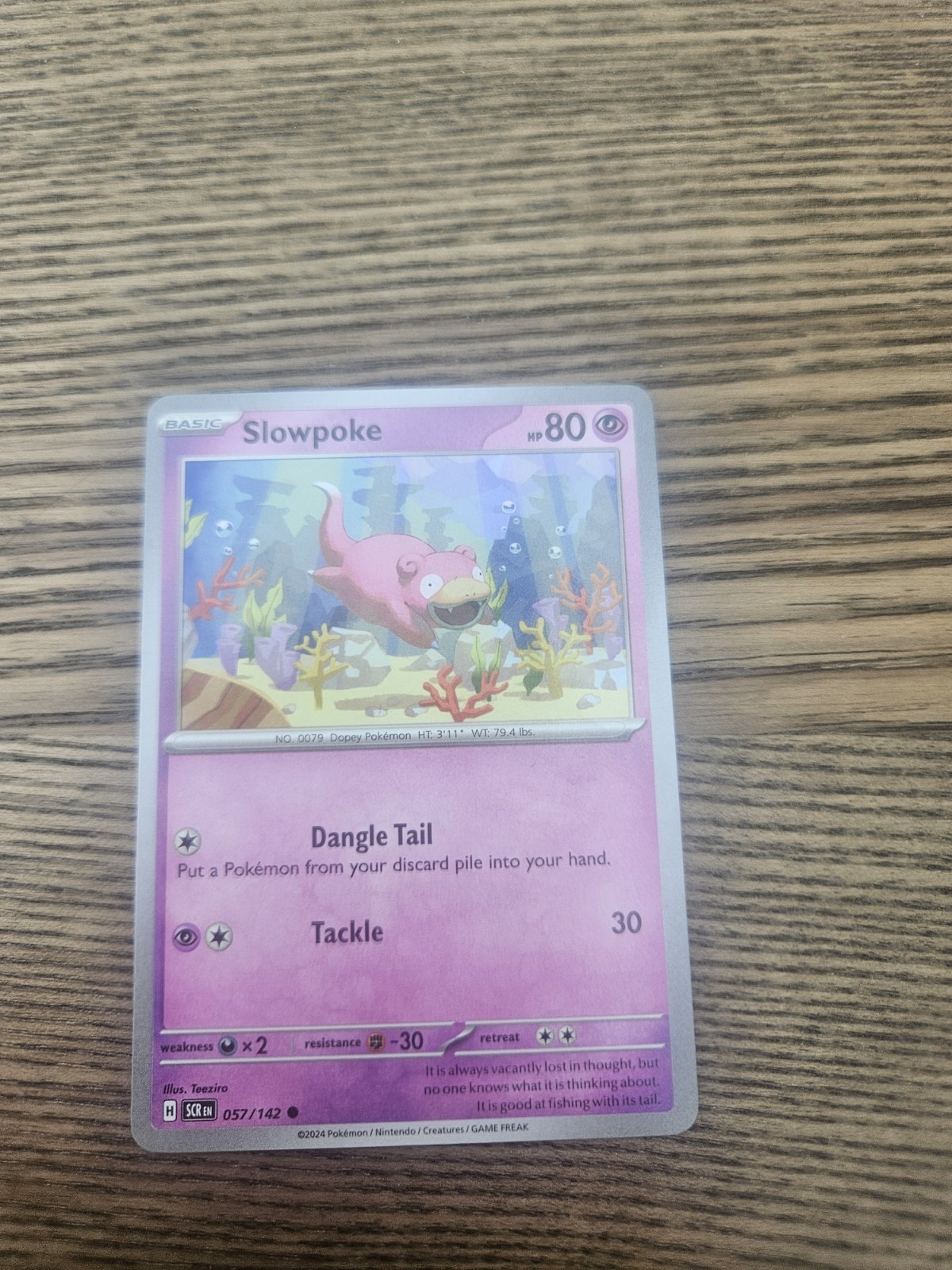 Slowpoke 057/142 Sv07: Stellar Crown Regular Common