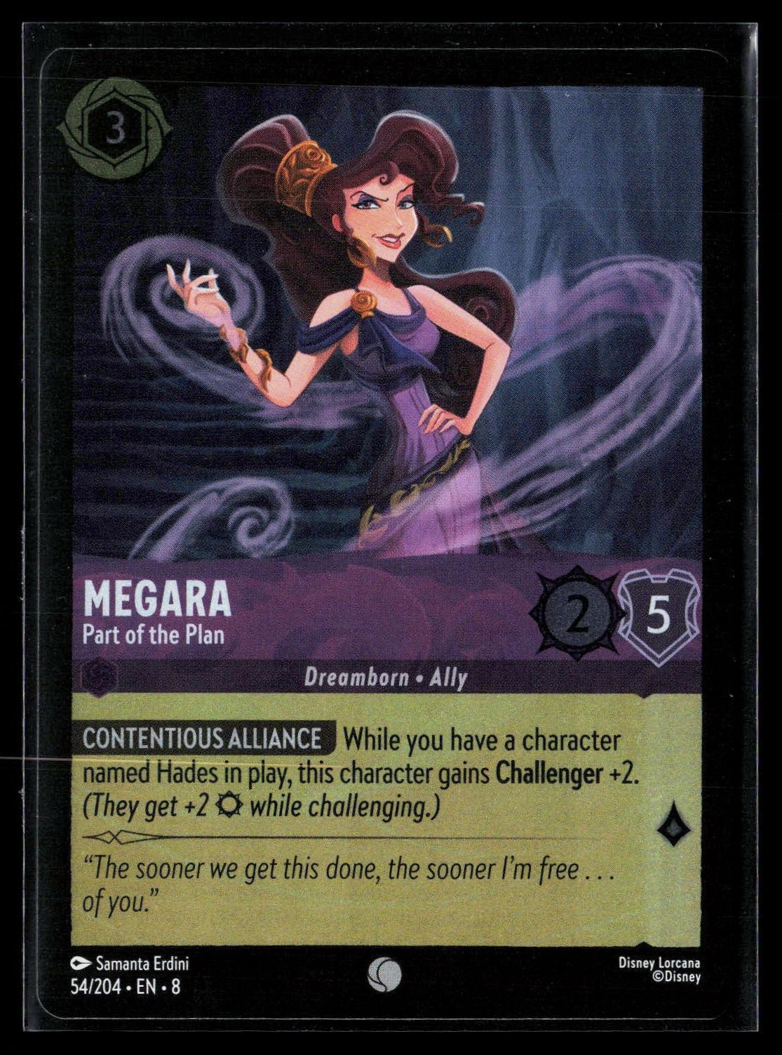 Megara – Part of the Plan 54/204 Common Foil Reign of Jafar Lorcana NM