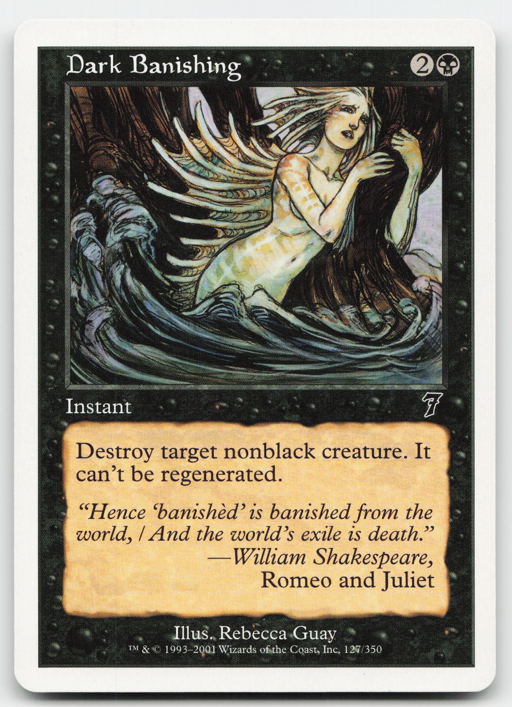 Dark Banishing #127 (LP) 7th Edition 7ED Magic MTG