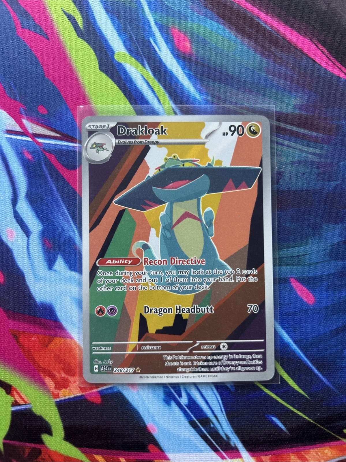 Drakloak 248/217 Illustration Rare Holo – ME: Ascended Heroes Pokemon TCG NM