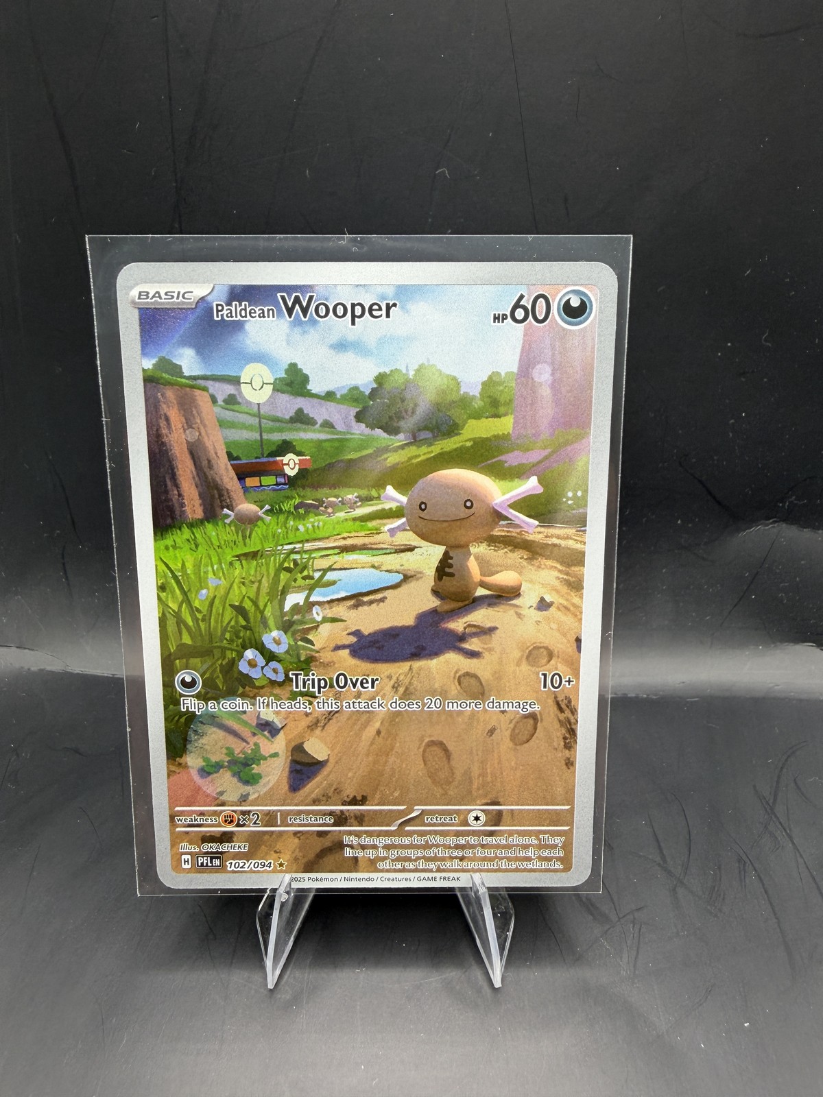 ME02: Phantasmal Flames Paldean Wooper #102/094