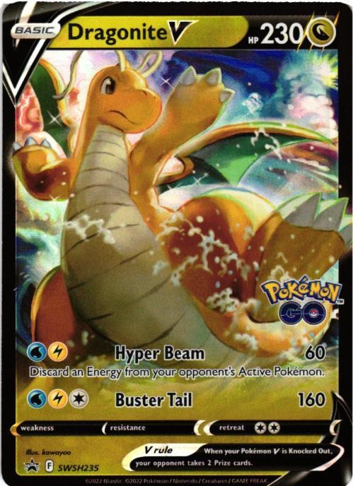 Dragonite V – Holo SWSH235 SWSH: Sword & Shield Promo Cards NM