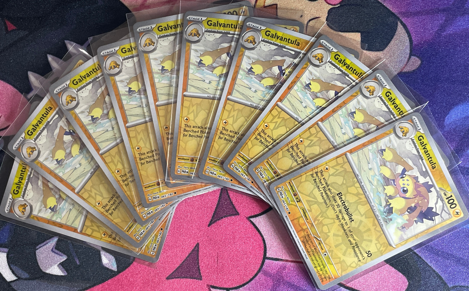 Galvantula Reverse Holo – 065/182 – Paradox Rift Pokemon 2023