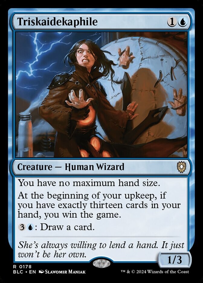 Triskaidekaphile 0178 Rare Non Foil Bloomburrow Commander MTG Near Mint
