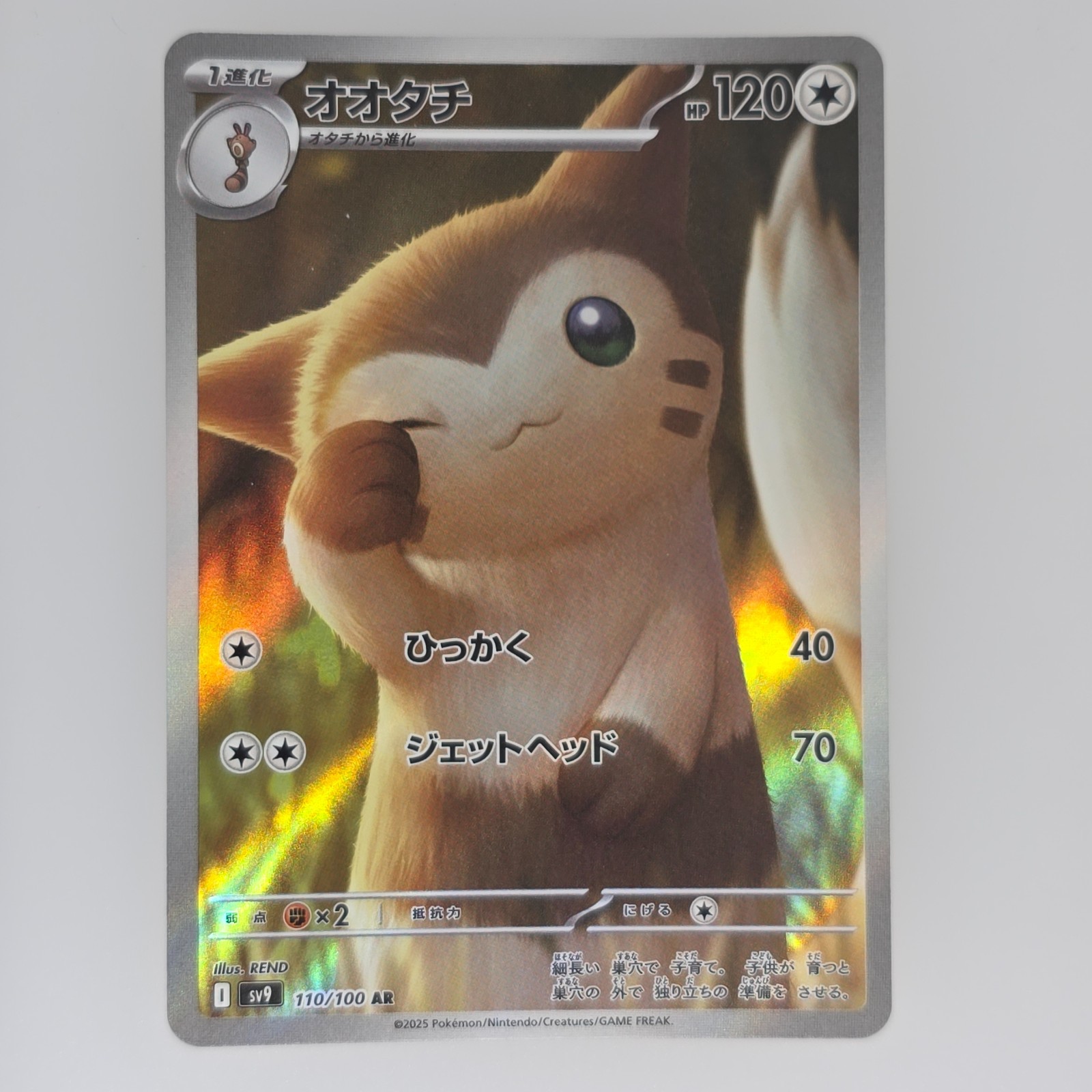 Furret AR 110/100 Battle Partners SV9 Pokemon Card Japanese NM/M