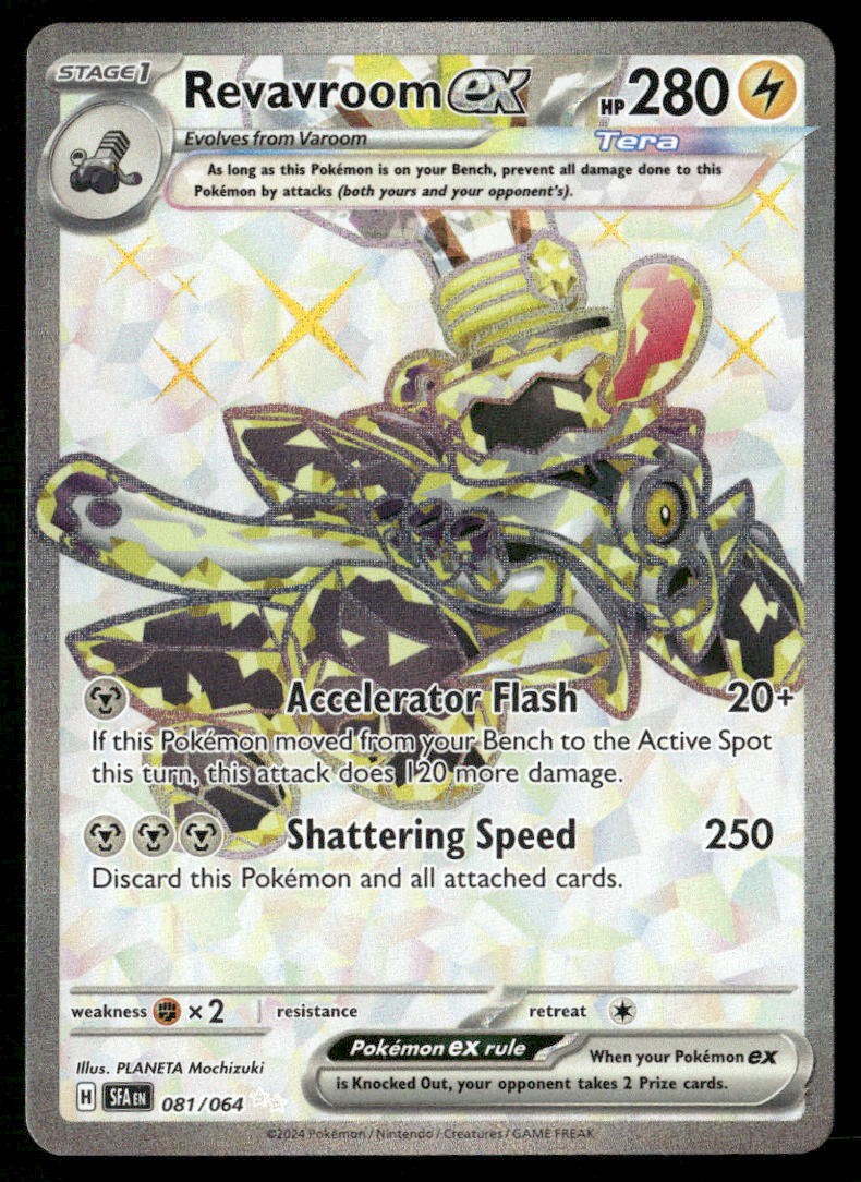 REVAVROOM EX 081/064 ULTRA RARE SHROUDED FABLE POKEMON HOLO NM