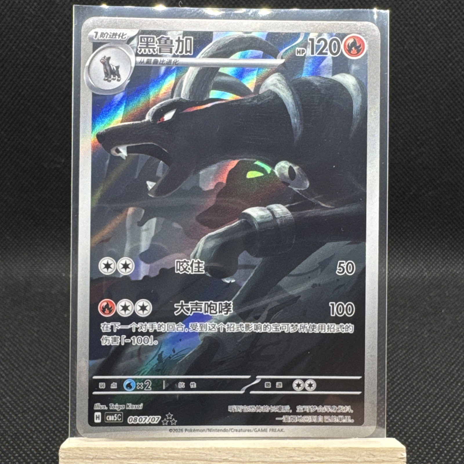 Houndoom 0807/07 Full Art (CBB5C) S-Chinese (LP)