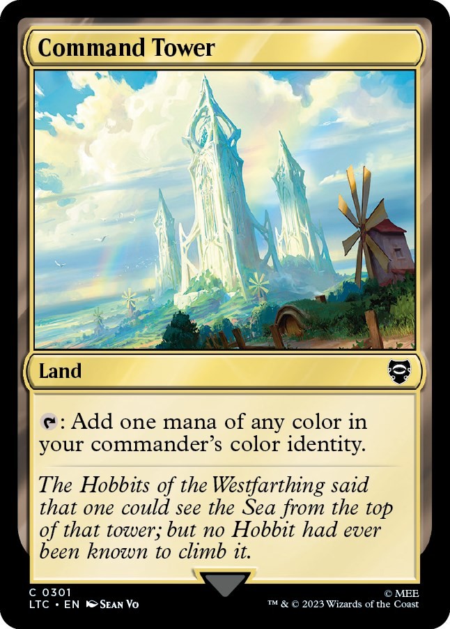 Command Tower – 301 – NM – Commander: The Lord of the Rings: Tales of Middle-…