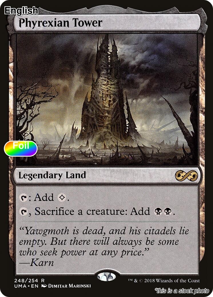Phyrexian Tower EN [UMA – 248] – NM [Foil] TCG MTG