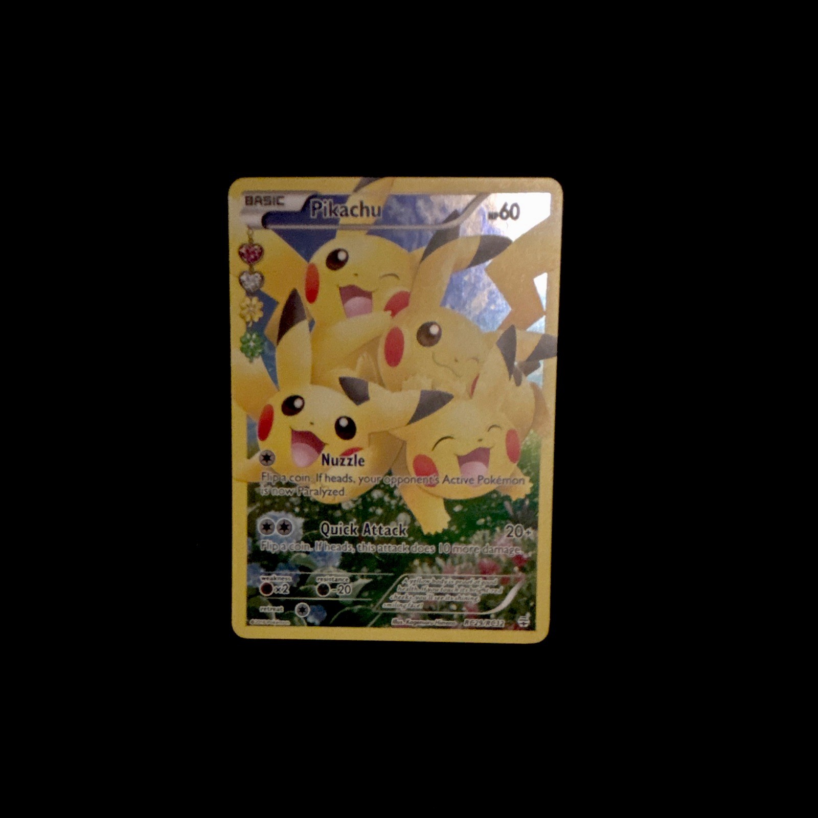 Pokemon Pikachu Full Art Holo RC29-32 Generations Radiant Collection 2016