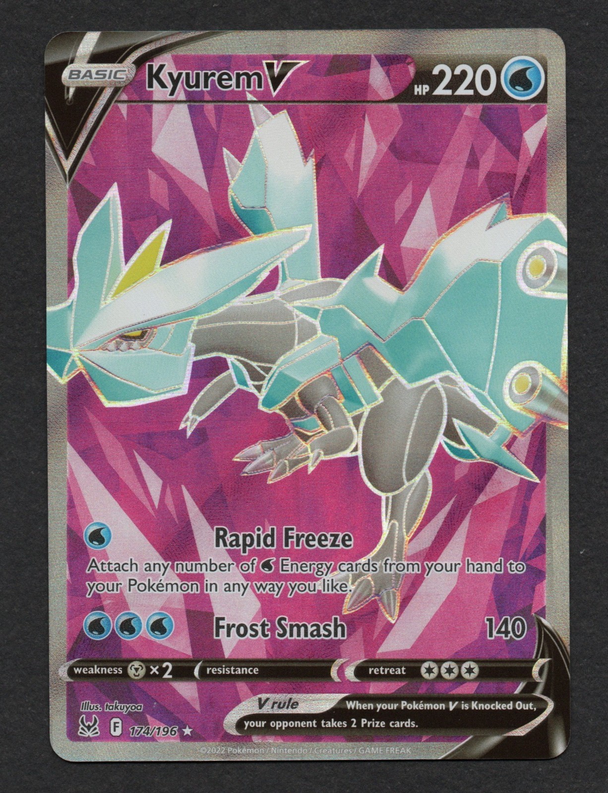 Kyurem V 174/196 Pokemon Lost Origin LP