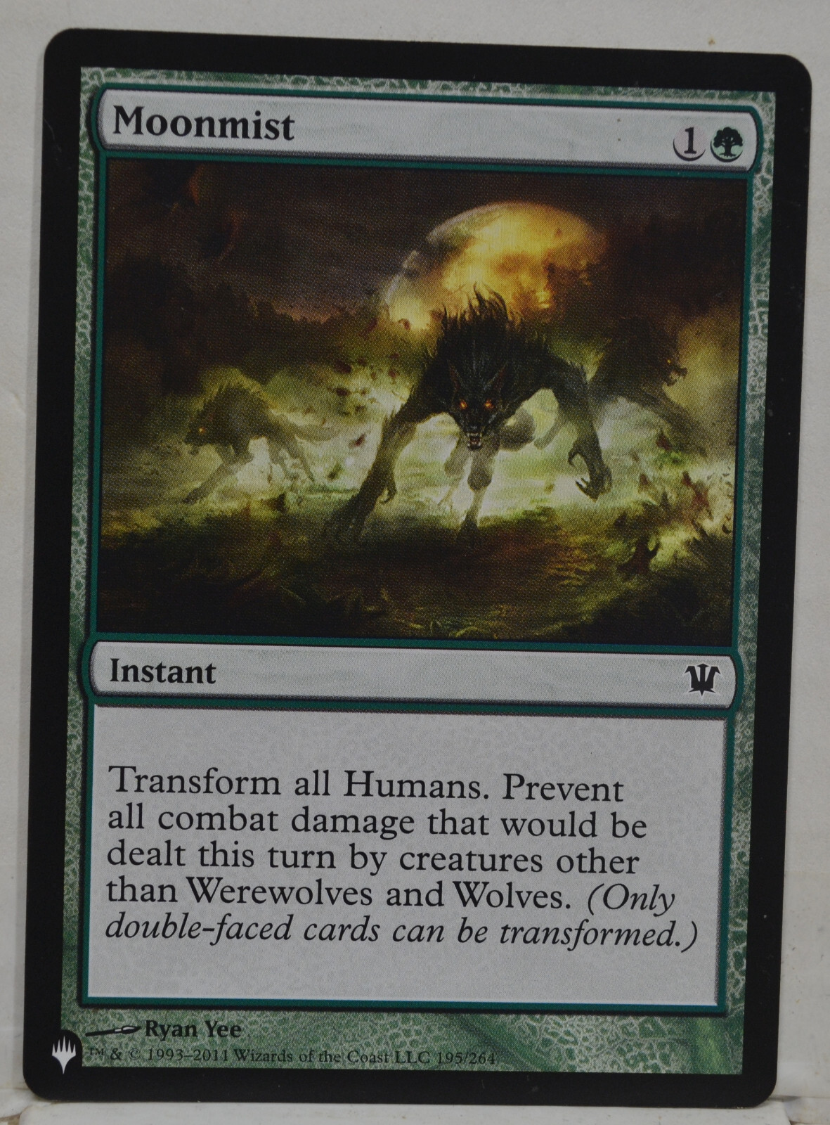 1x Moonmist – The List – Near Mint English – MTG