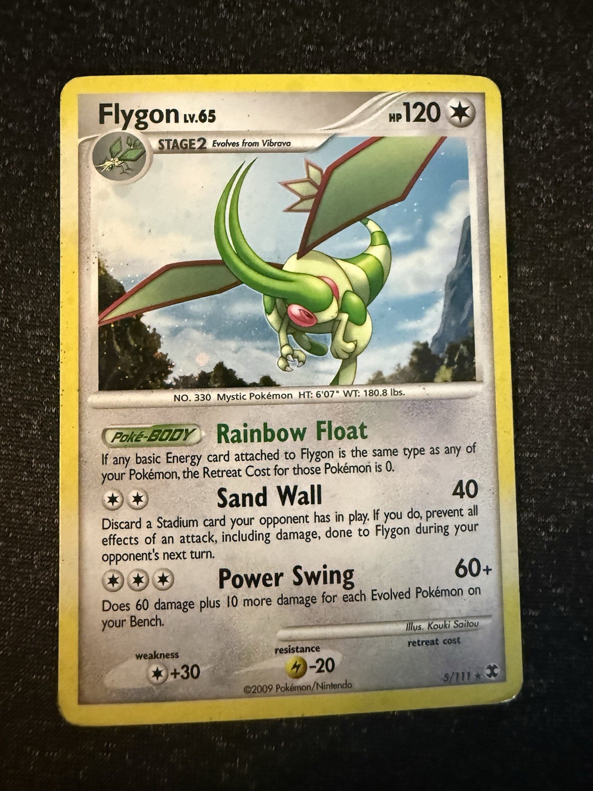 Flygon 5/111- Rising Rivals- Regular Holo Rare- HP