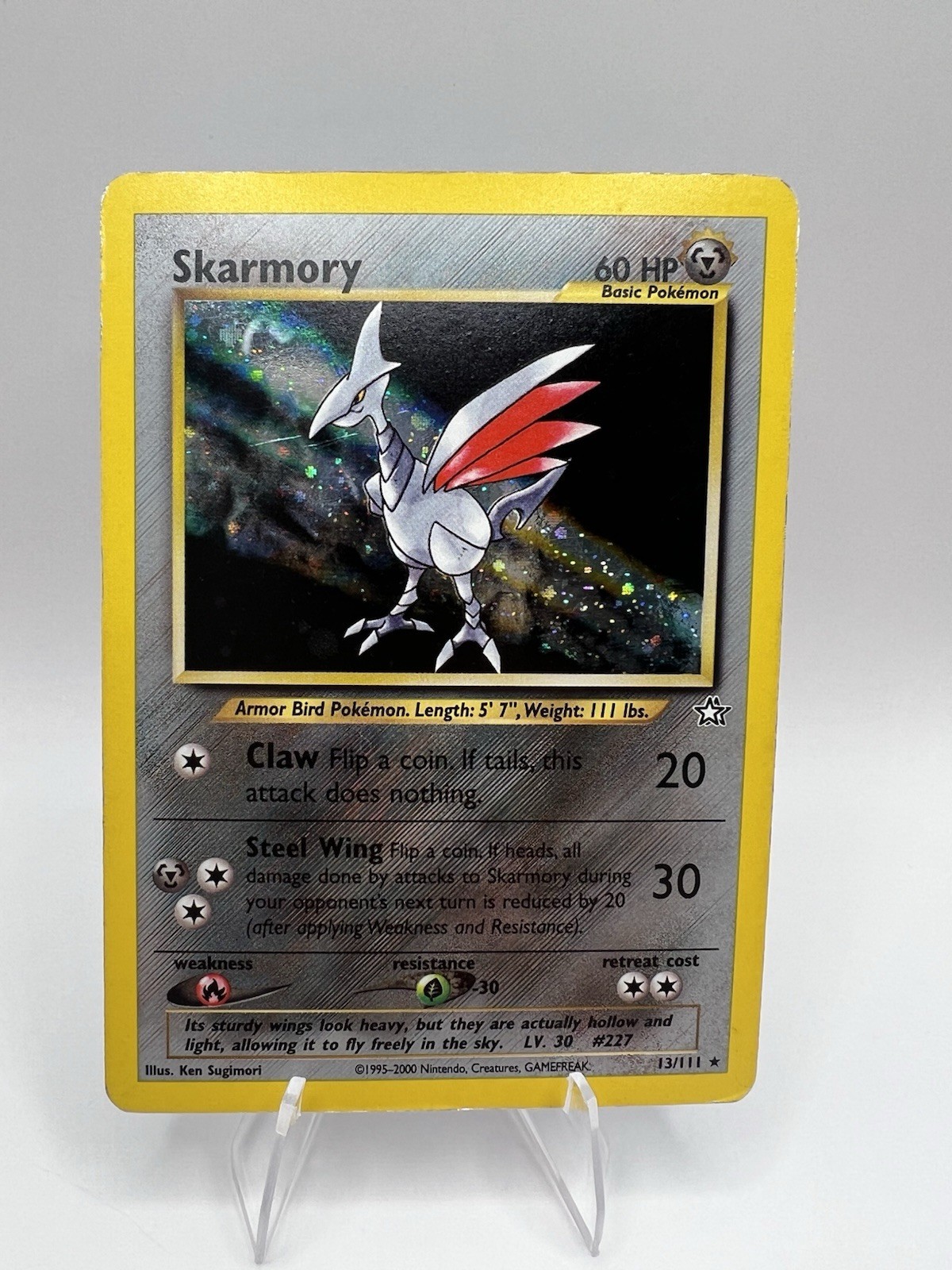 Skarmory 13/111 Neo Genesis Holo