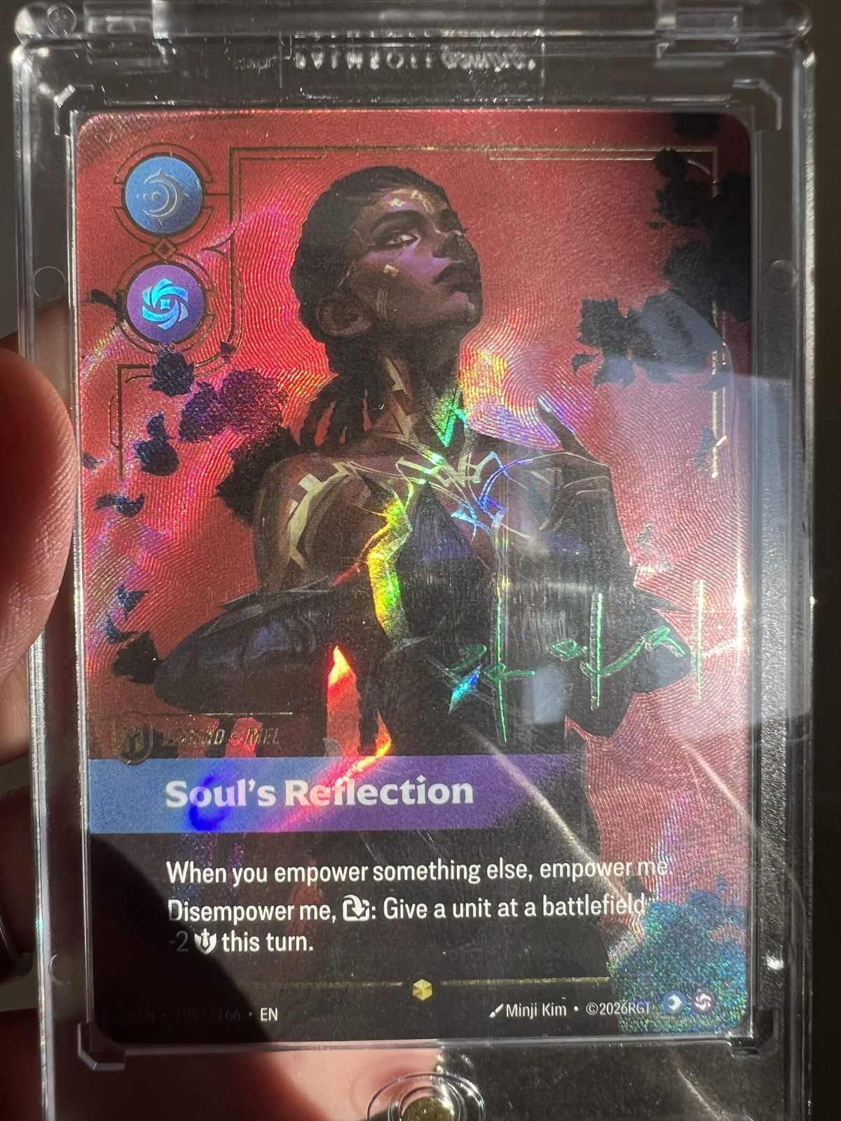 Mel, Soul’s Reflection – Signature Overnumbered – VEN 195*/166 – EN – Riftbound