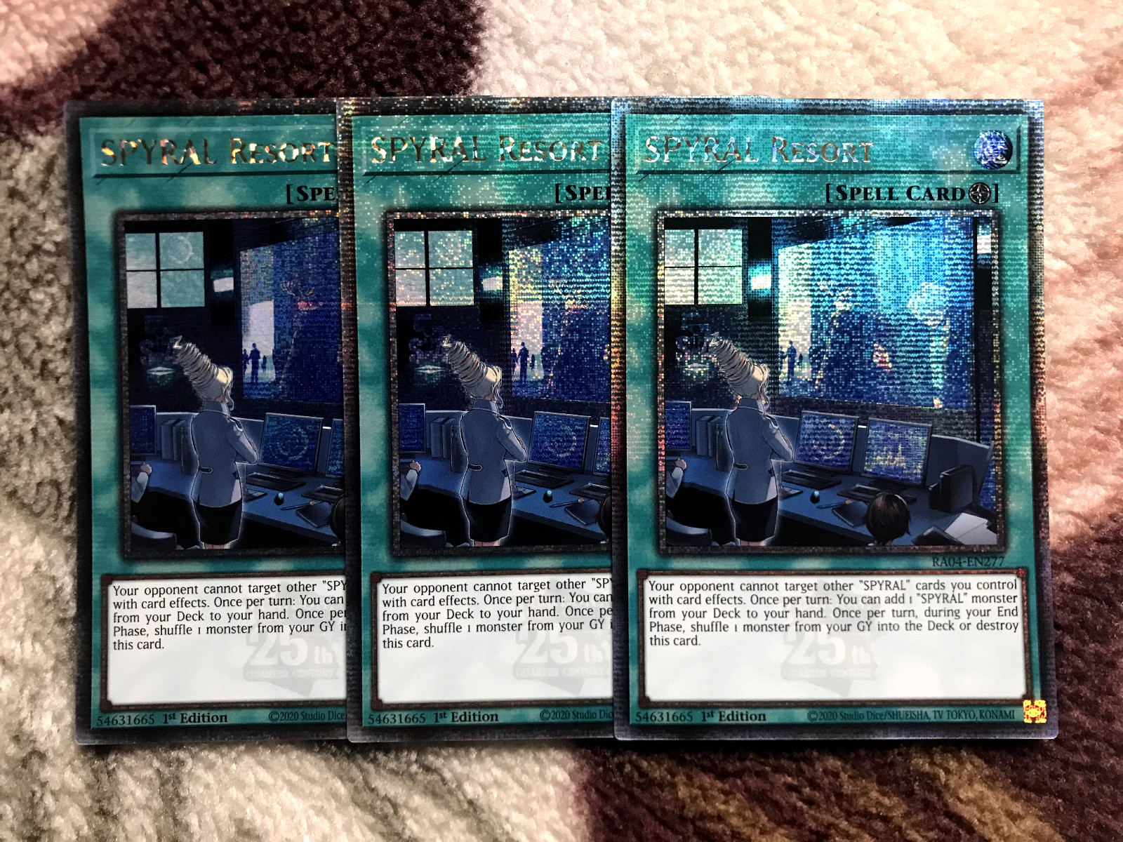 YU-GI-OH! X3 SPYRAL RESORT – RA04-EN277 – QUARTER CENTURY (EU PRINTS)