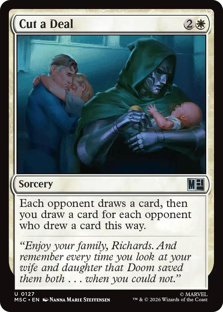 1x Cut a Deal – Commander: Marvel Super Heroes Near Mint – MTG
