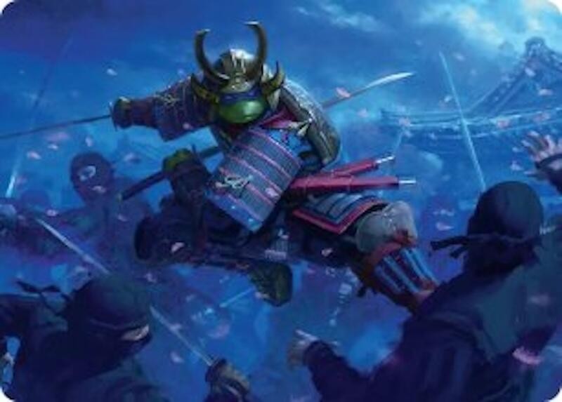 Leonardo, Sewer Samurai Art Card (1/54) 1 S Art Series: Teenage Mutant Ninja Tur