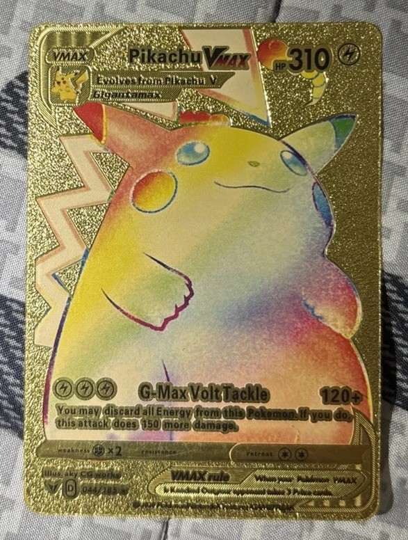 Original Pikachu Vmax Gold