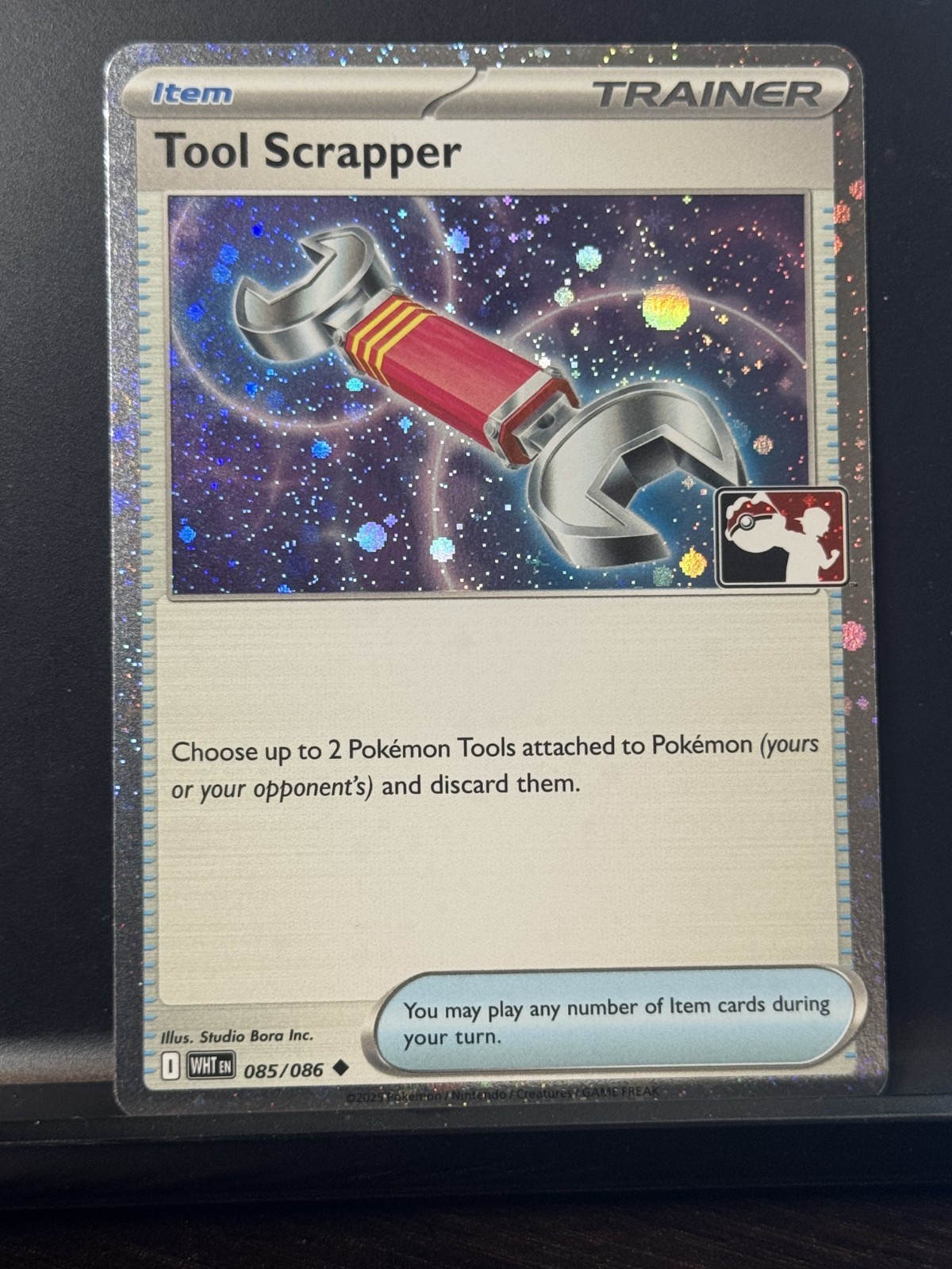 Tool Scrapper (Cosmos Holo) Prize Pack Series 9 White Flare 085/086 Pokemon