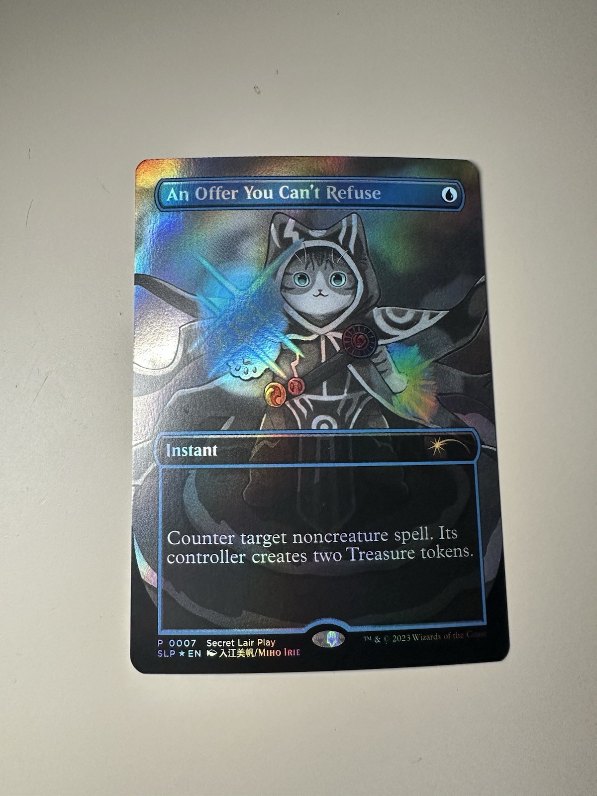 An Offer You Can’t Refuse – Rainbow Foil – English – MTG – Secret Lair Play