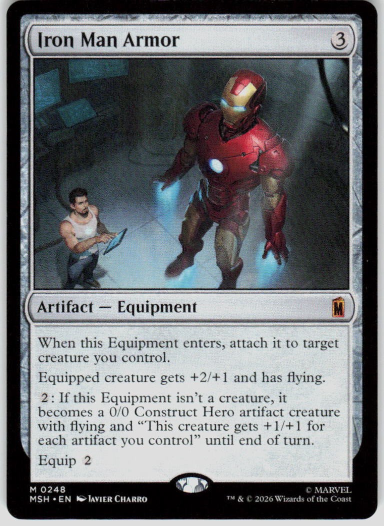 Iron Man Armor 248 Marvel Super Heroes Magic the Gathering