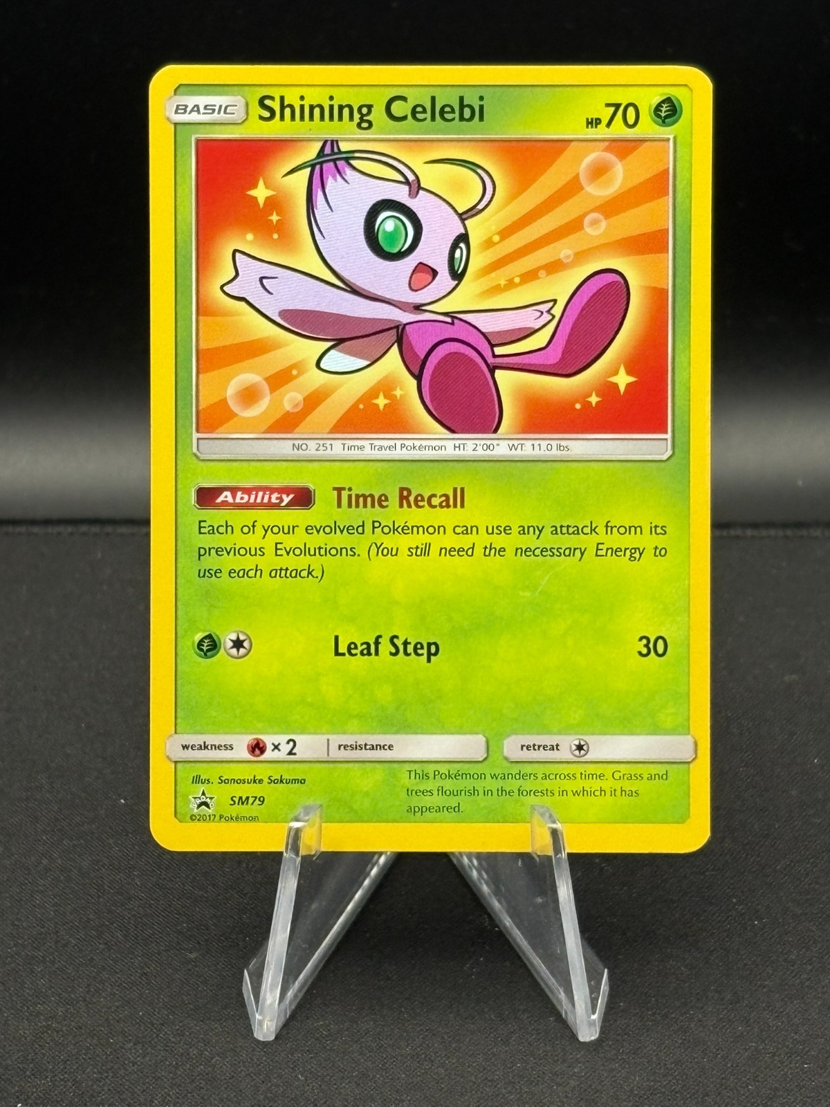Shining Celebi SM79 – Holo Black Star Promo – LP