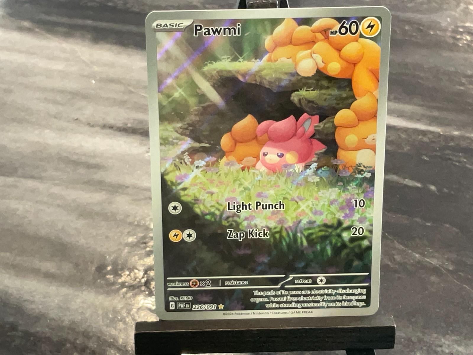 2024 Pokemon SV Paldean Fates PAF EN Pawmi #226/091