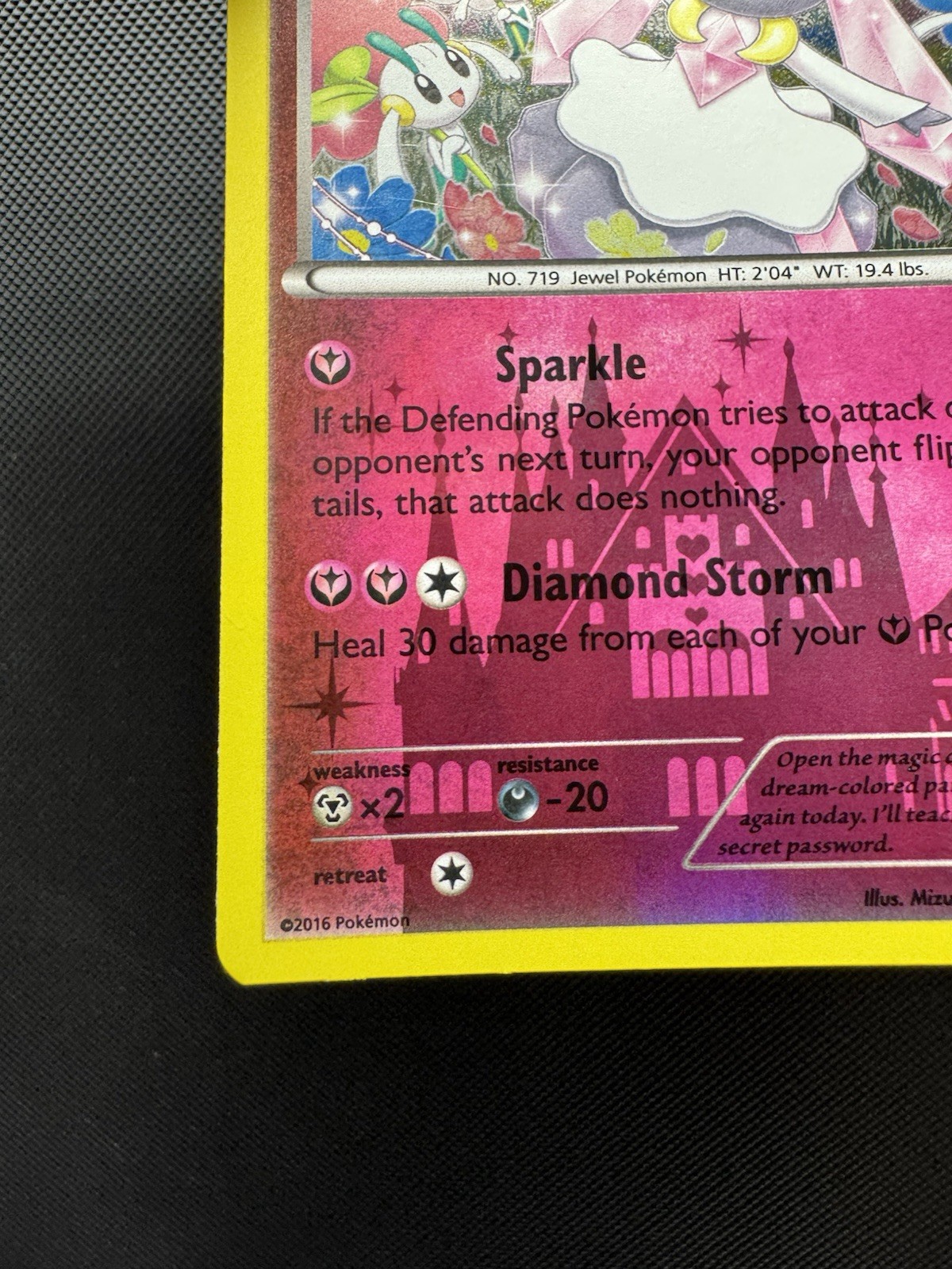 Diancie Holo – 2016 Pokemon XY Generations RC22/RC32 NM