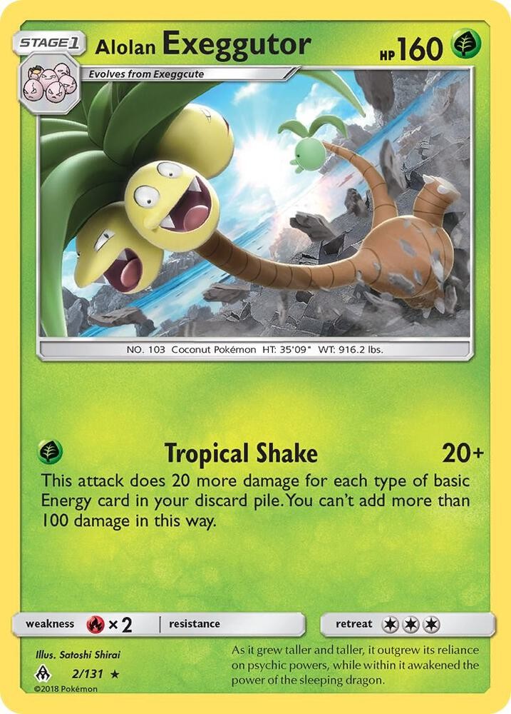 Alolan Exeggutor Rare SM – Forbidden Light 2/131 MP