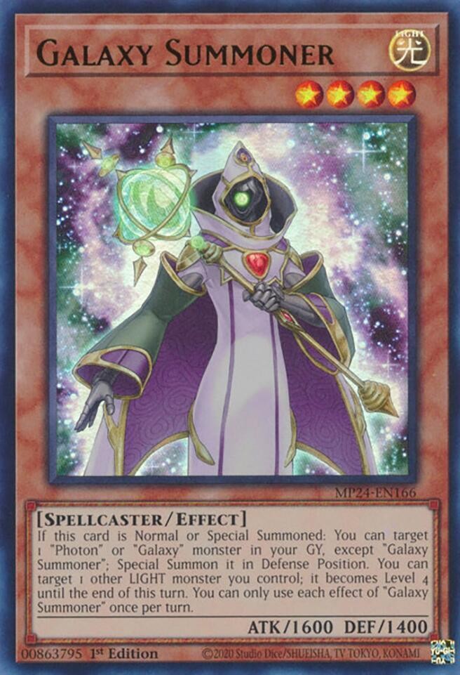 Yugioh Galaxy Summoner 1st Edition Ultra Rare MP24-EN166 NM