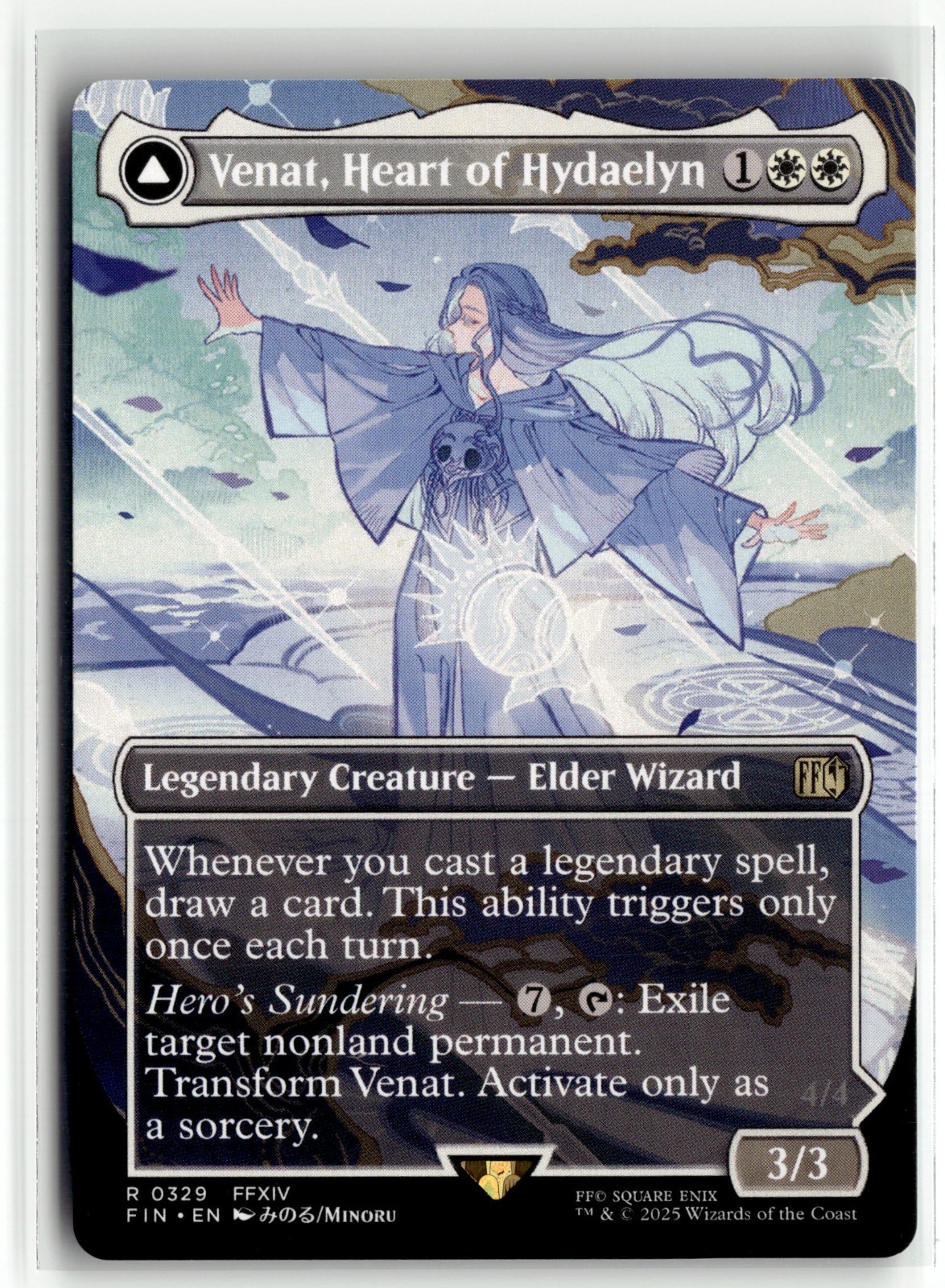 Venat, Heart of Hydaelyn – 0329 – Borderless Final Fantasy FF MTG Magic Card NM