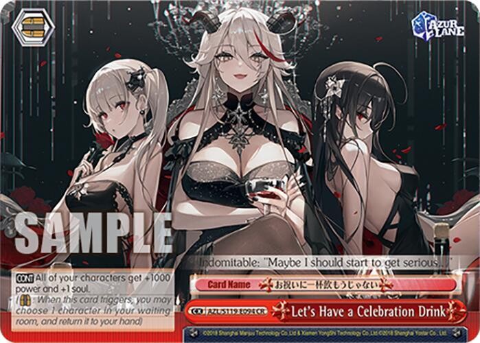 Let’s Have a Celebration Drink Climax Rare Azur Lane Vol. 2 AZL/S119-E094 CR NM