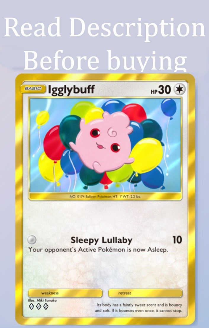 Pokemon TCG Pocket – Igglybuff with Gold Frame, Secluded Spring, English