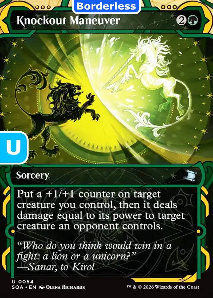 MTG Knockout Maneuver Strixhaven Uncommon Sorcery NM