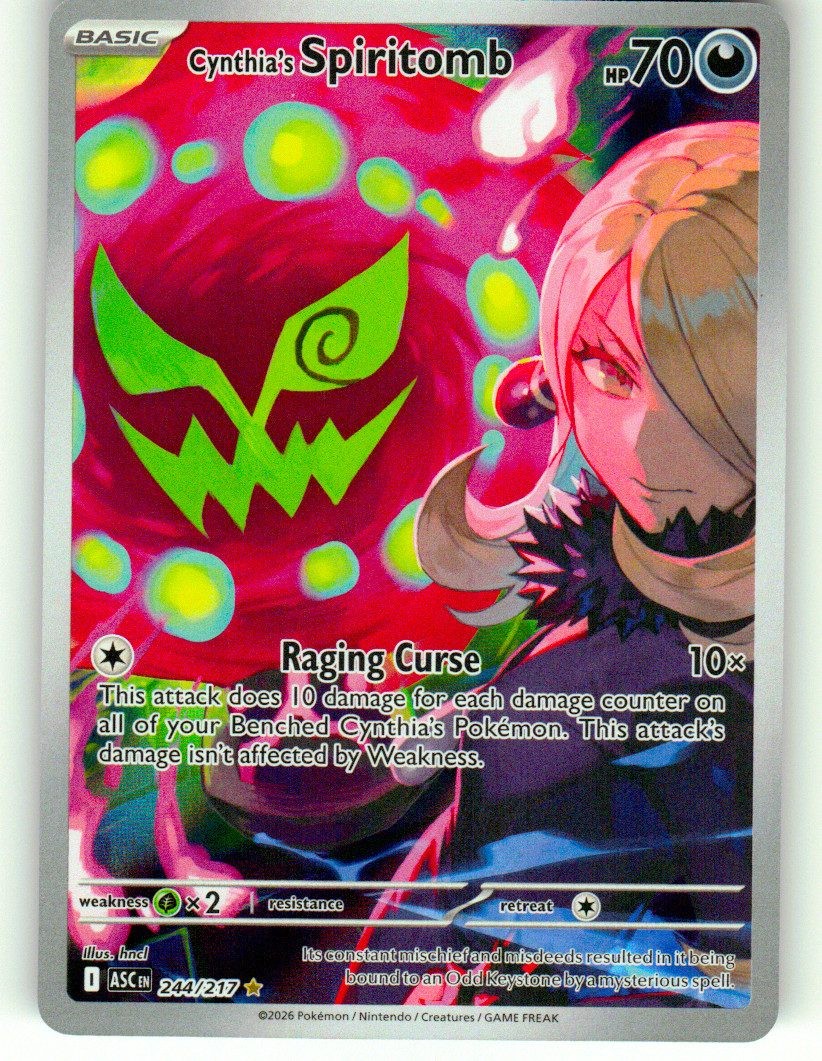 Cynthia’s Spiritomb [244/217] NM Holofoil