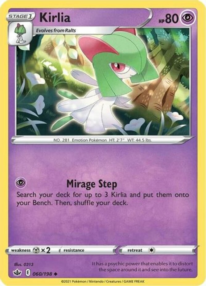Kirlia – 060/198 – Uncommon – Near Mint