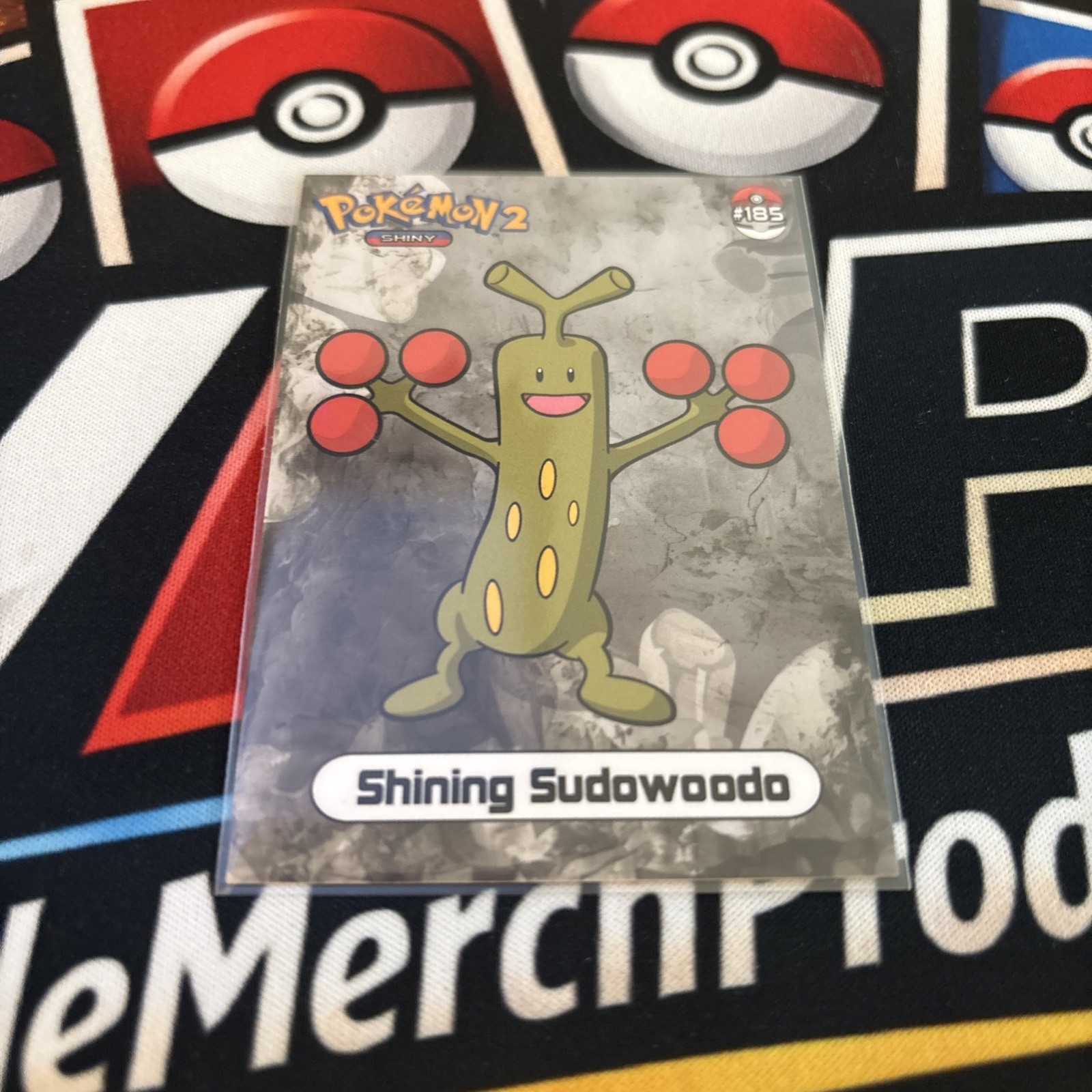 Rare Full Art 2024 SHINY SUDOWOODO POKEMON Card Johto Low Pop ⭐️💯