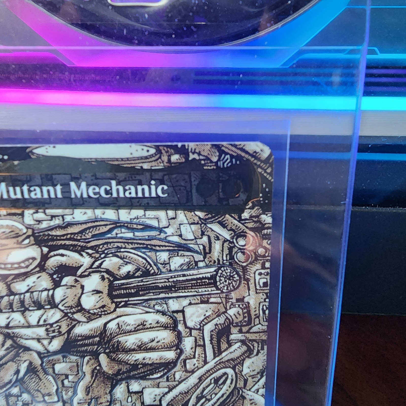 MTG TMNT Donatello, Mutant Mechanic Borderless Gold Stamped Signature Foil M0302